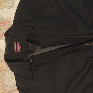 Men's medium, black wool, Nordstrom shirt jacket